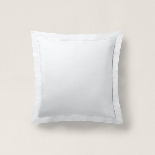 Dekokissenbezug aus Baumwollatlas Ralph Lauren Home in Studio-Wei&szlig; 4