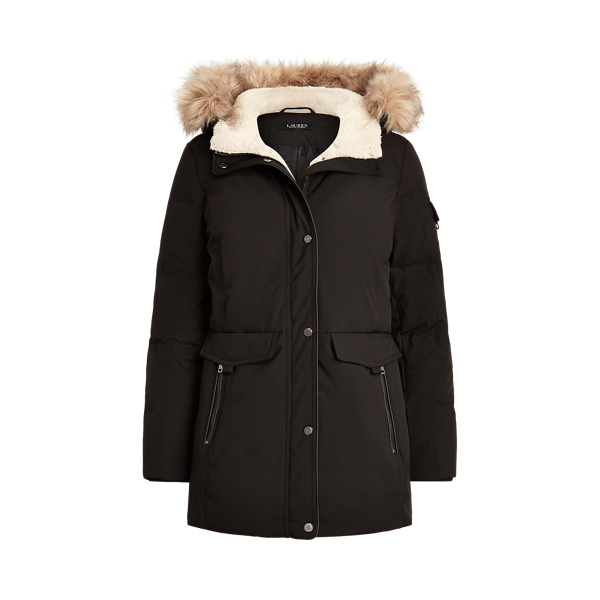 Contrast Heavy Down Coat