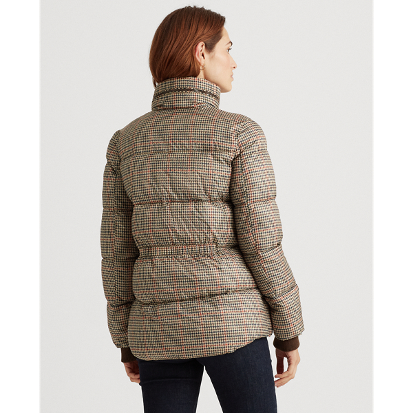 Box Houndstooth Houndstooth Puffer Jacket Lauren 4