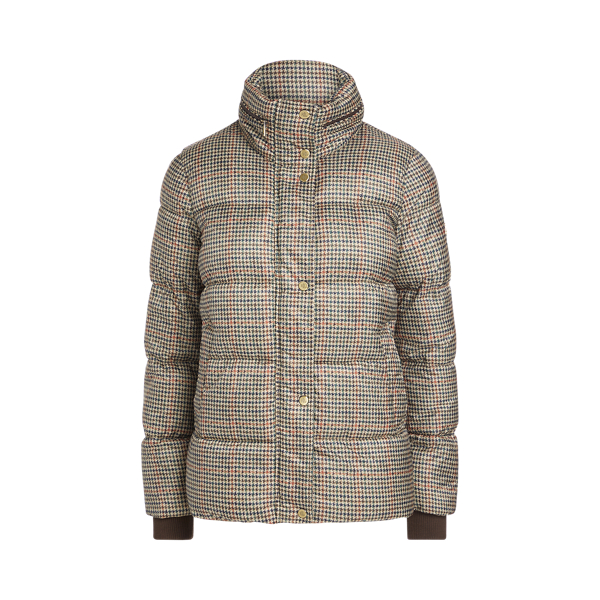 Box Houndstooth Houndstooth Puffer Jacket Lauren 2