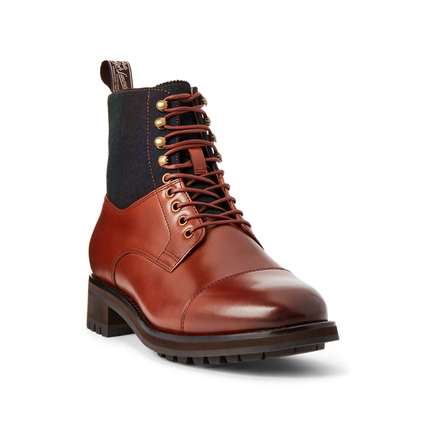 Bryson Leather Wool Cap Toe Boot