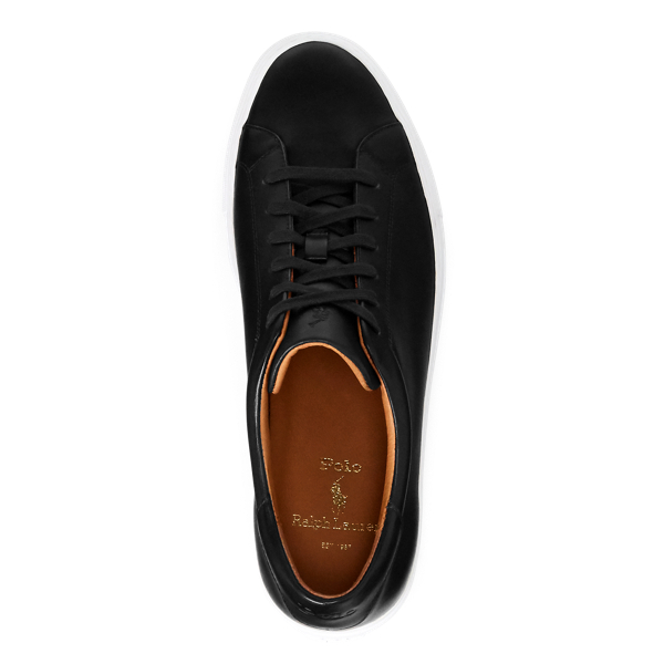 Ledersneaker Jermain Polo Ralph Lauren in Schwarz 5