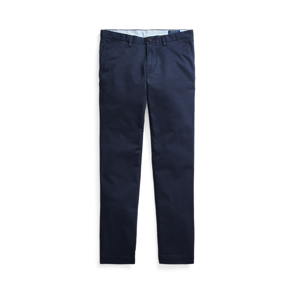 Washed Stretch Slim Fit Chino Trouser
