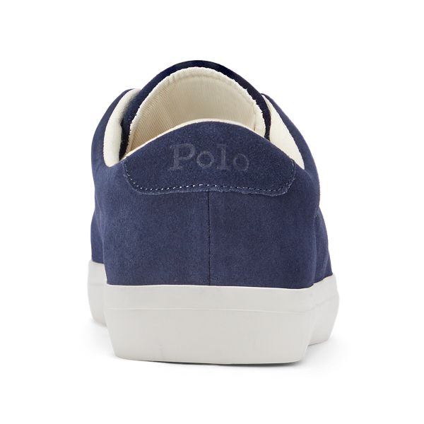 Navy Longwood Leather Trainer Polo Ralph Lauren 3