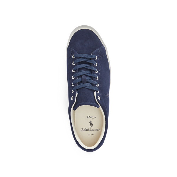 Navy Longwood Leather Trainer Polo Ralph Lauren 4