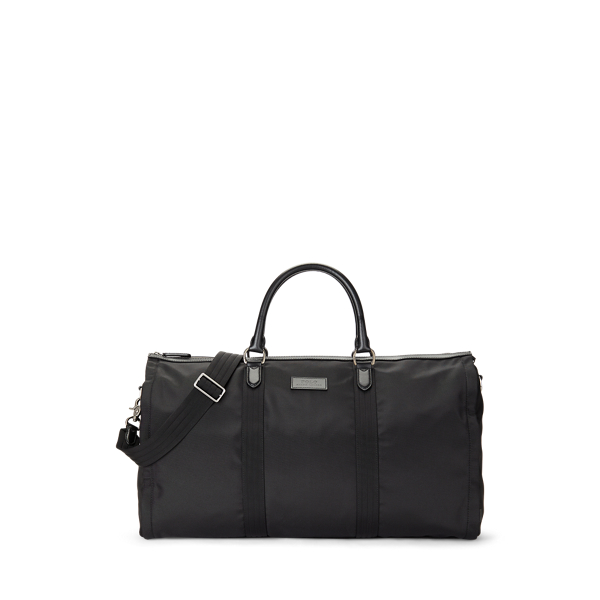 Leather-Trim Convertible Duffel