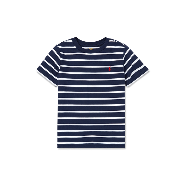Striped Cotton-Blend Tee