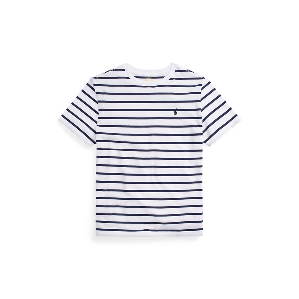 Gestreiftes T-Shirt mit Baumwolle