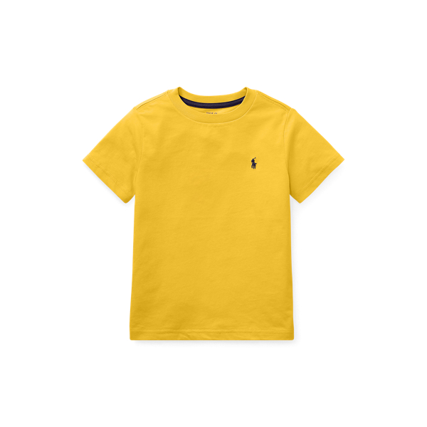Cotton Jersey Crewneck T-Shirt Baby Boy 1