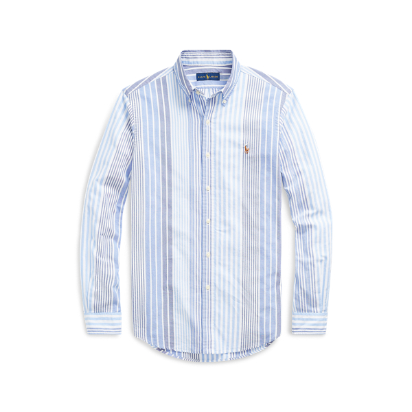 3037 Woodbridge Stripe Slim Fit Striped Oxford Shirt Polo Ralph Lauren 2