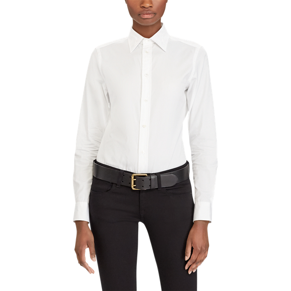 Popelinehemd&nbsp;mit Stretch Polo Ralph Lauren in Wei&szlig; 4