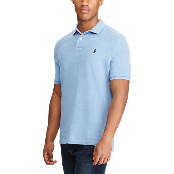 Classic-Fit Poloshirt aus Piqu&eacute; Polo Ralph Lauren in Inselblau meliert 2