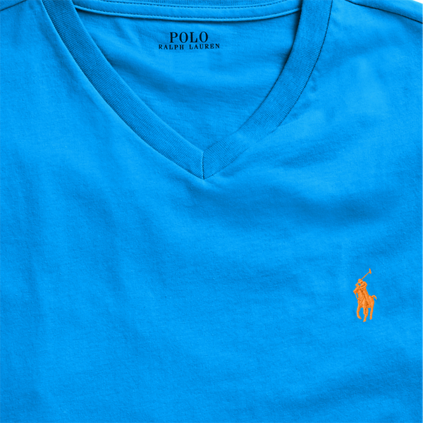 Colby Blue Classic Fit Cotton T-Shirt Polo Ralph Lauren 7