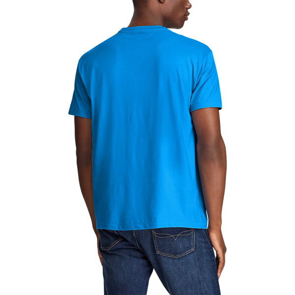 Colby Blue Classic Fit Cotton T-Shirt Polo Ralph Lauren 5