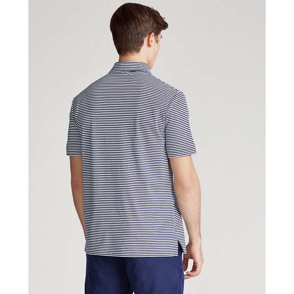 Refined Navy/White Custom Slim Soft Cotton Polo Polo Ralph Lauren 6