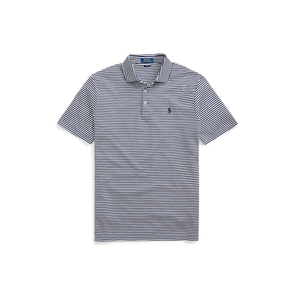 Refined Navy/White Custom Slim Soft Cotton Polo Polo Ralph Lauren 2