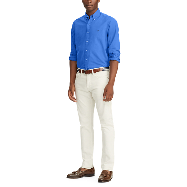 New Iris Blue Classic Fit Oxford Shirt Polo Ralph Lauren 3