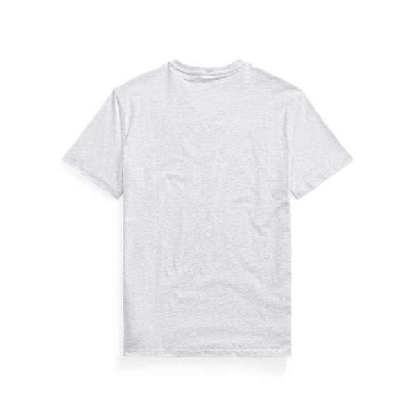 Light Smoke Heather Classic Fit Jersey V-Neck T-Shirt Polo Ralph Lauren 2