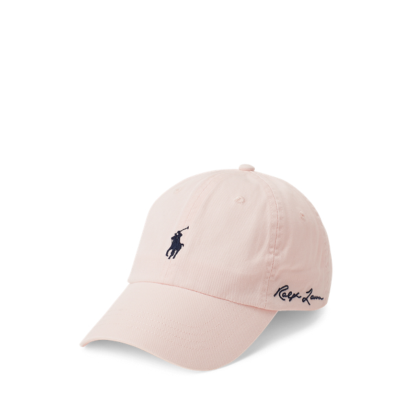 Pink polo baseball cap online