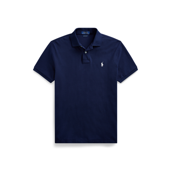 Custom slim fit mesh Polo-shirt