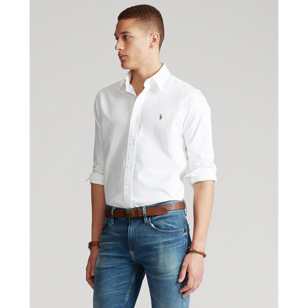 Classic-Fit Oxfordhemd Polo Ralph Lauren in Wei&szlig; 4