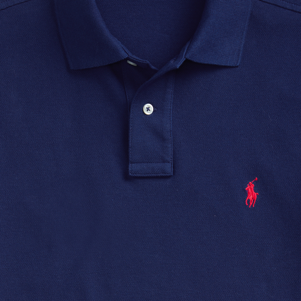 Polo Custom Slim Fit en coton piqu&eacute; Polo Ralph Lauren en Encre 9
