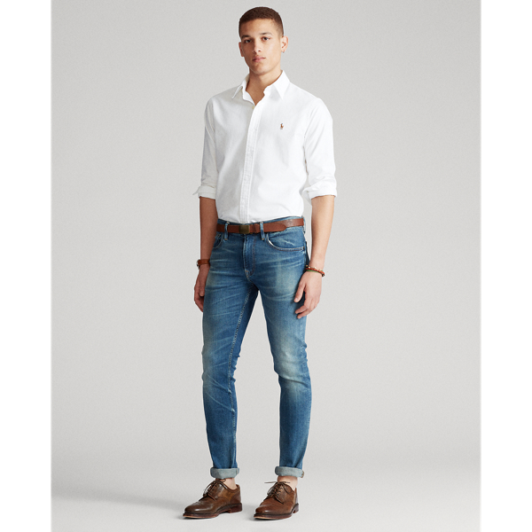 Slim-Fit Oxfordhemd Polo Ralph Lauren in Wei&szlig; 3