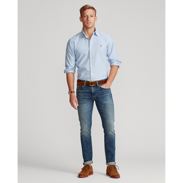 Camisa oxford Slim Fit Polo Ralph Lauren en Azul 3