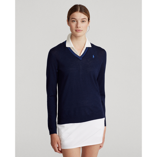 Merino Wool V-Neck Jumper for Women Ralph Lauren® BR