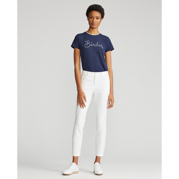 Refined Navy Multi Birdie Crewneck Golf Tee Ralph Lauren Golf 3