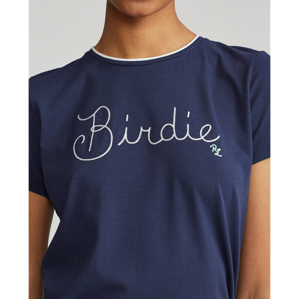 Refined Navy Multi Birdie Crewneck Golf Tee Ralph Lauren Golf 5