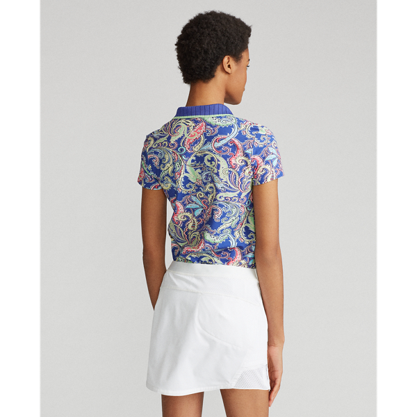 Preppy Paisley Blue Sp-40 Tailored Fit Paisley Golf Polo Ralph Lauren Golf 4