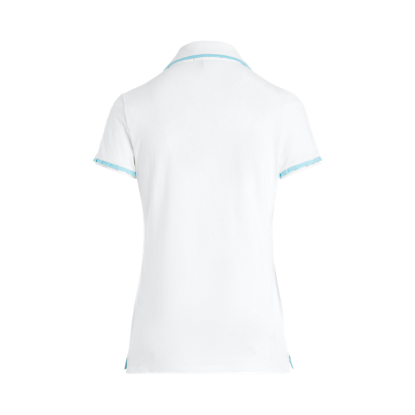 Ceramic White/Blue Cricket Collar Pique Golf Polo Ralph Lauren Golf 2