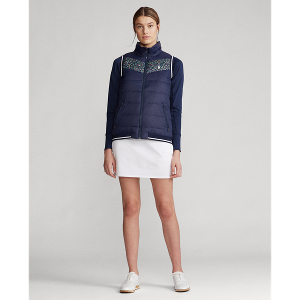 Navy/Preppy Petal Reversible Down Golf Gilet Ralph Lauren Golf 4