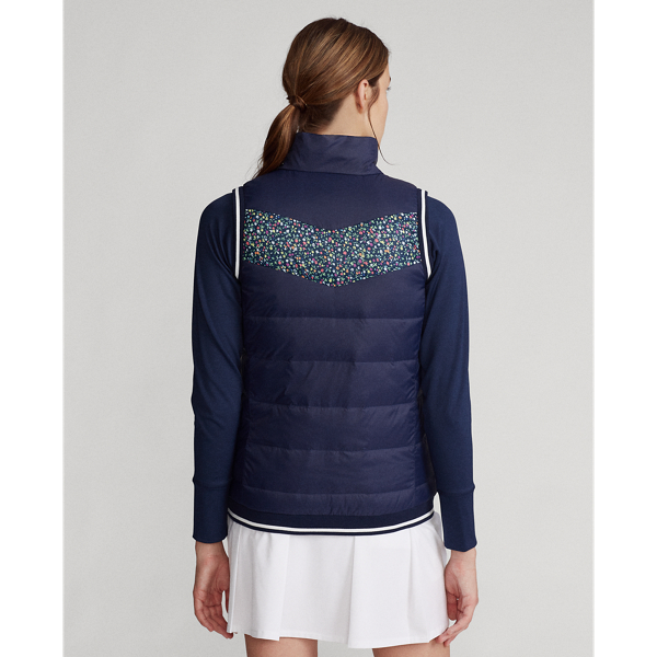 Navy/Preppy Petal Reversible Down Golf Gilet Ralph Lauren Golf 5