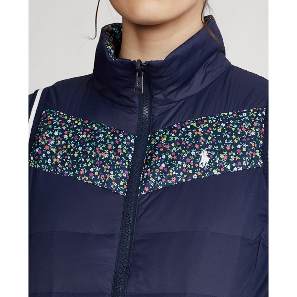 Navy/Preppy Petal Reversible Down Golf Gilet Ralph Lauren Golf 6