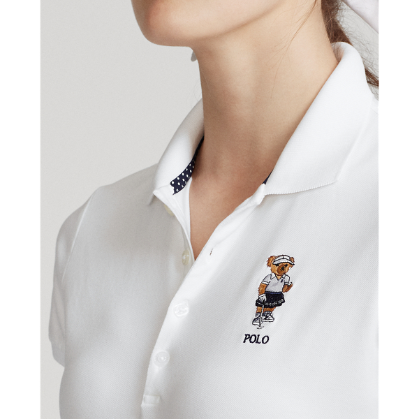 Ceramic White Tailored Fit Bear Golf Polo Ralph Lauren Golf 6
