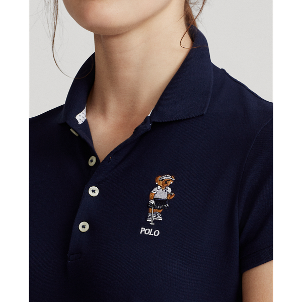 Refined Navy Tailored Fit Bear Golf Polo Ralph Lauren Golf 6