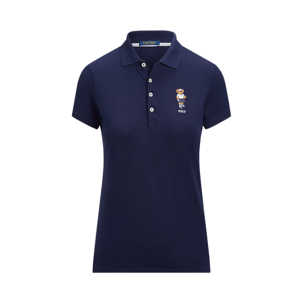 Refined Navy Tailored Fit Bear Golf Polo Ralph Lauren Golf 2