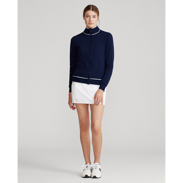 Refined Navy/White Wind-Blocking Full-Zip Golf Jumper Ralph Lauren Golf 4