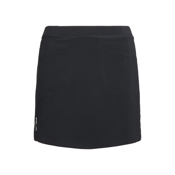 Black Perforated Stretch Skort RLX Golf 1