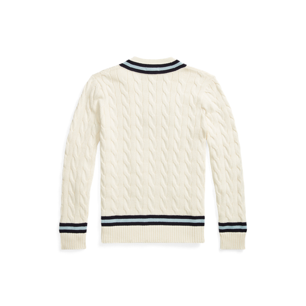 Cricket-Baumwollpullover Polo Ralph Lauren in Creme 2