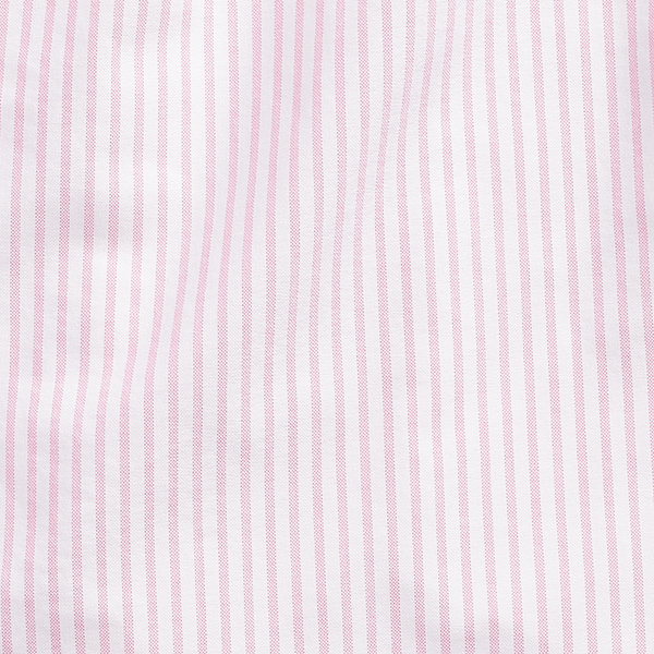 Pink/White Slim Fit Striped Oxford Shirt Polo Ralph Lauren 4
