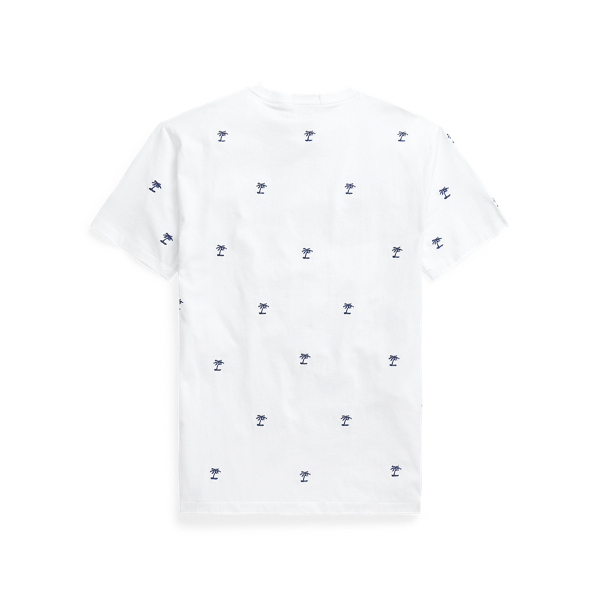 White Custom Slim Palm Tree T-Shirt Polo Ralph Lauren 2