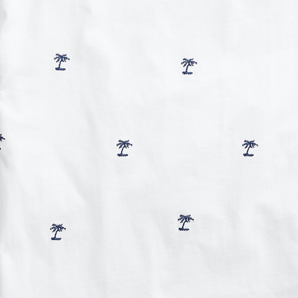 White Custom Slim Palm Tree T-Shirt Polo Ralph Lauren 4