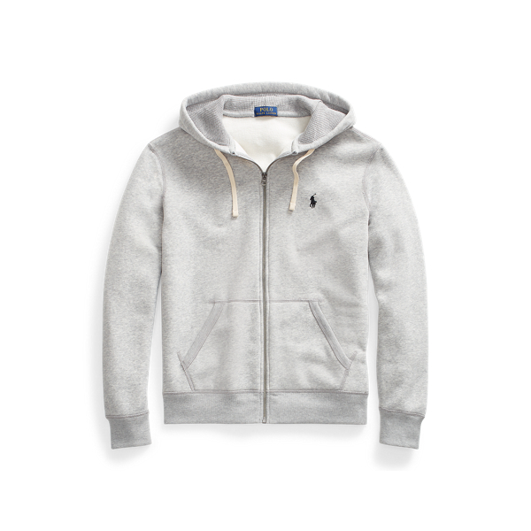 Kapuzenjacke aus Baumwollfleece