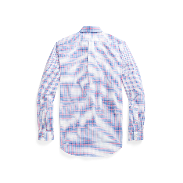 Blush/Navy Classic Fit Checked Shirt Polo Ralph Lauren 2
