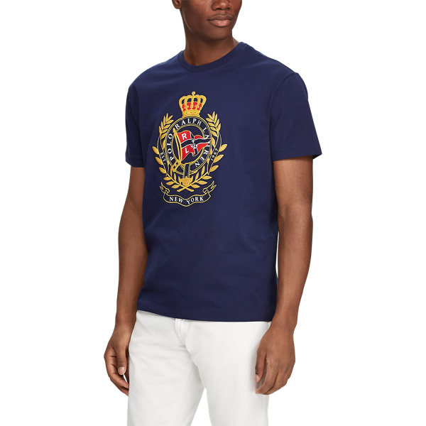 Cruise Navy Classic Fit Crest-Graphic Tee Polo Ralph Lauren 4
