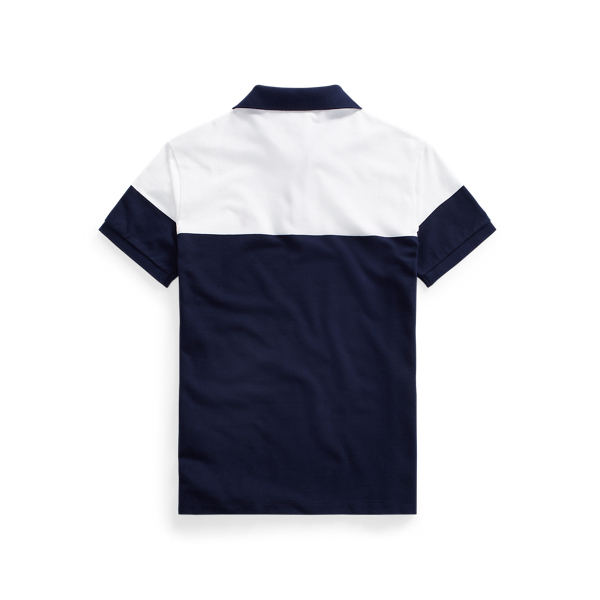 Cruise Navy Multi Custom Slim Fit Mesh Polo Shirt Polo Ralph Lauren 2