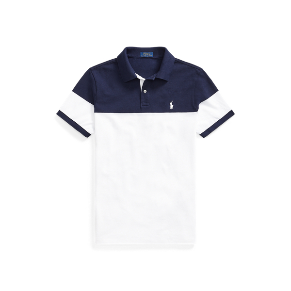 Custom Slim Fit Mesh Polo Shirt Polo Ralph Lauren 1